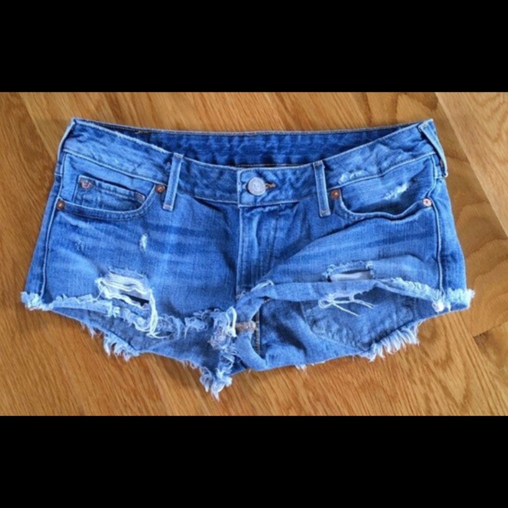 True Religion jean shorts